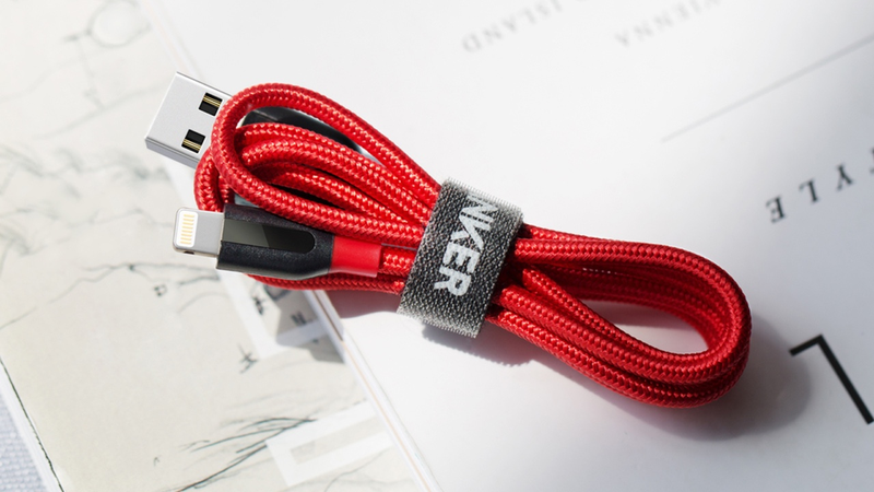 Anker PowerLine+ Nylon-Wrapped Lightning Cable | $8 | Amazon | Promo code ANKER888 | Red only